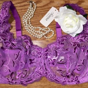 Soma purple lace bra 34DD